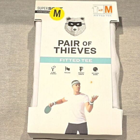 Pair of Thieves Super Soft 2-PK Crewneck Fitted Tee - Picture 5 of 6